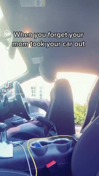 Using your car after your mom
