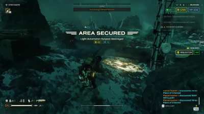 I found a mech. It didn't last long.