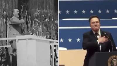 I knew it was a Nazi salute, just not how perfectly accurate it was...