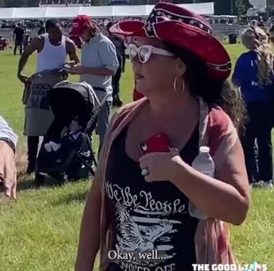 America First* Crowd.
