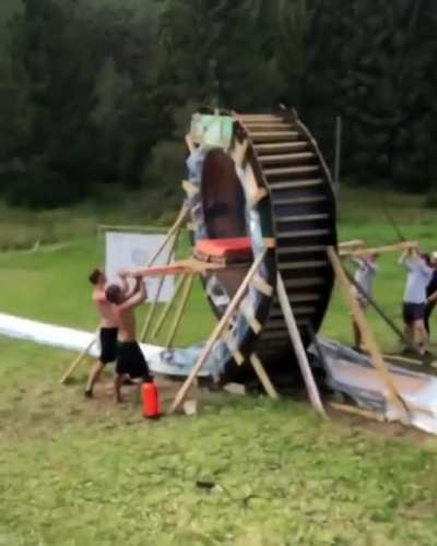 The ultimate slip and slide