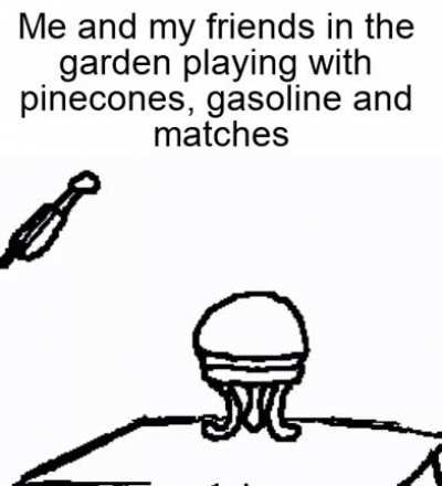 We saw McGayver do it once