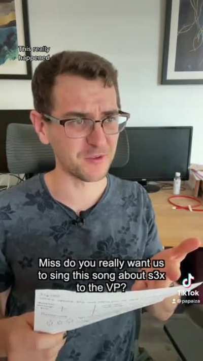 Remembering the time we sang maroon 5 for our vice principal