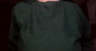 Using my exes sweater to show you my huge boobs OC