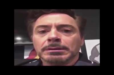 Haha iron man did a funny