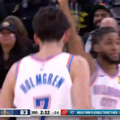 [Highlight] All of Isiah Joe's 7 three-pointers against Warriors