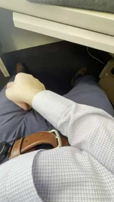 You’re going to get under my desk, right?