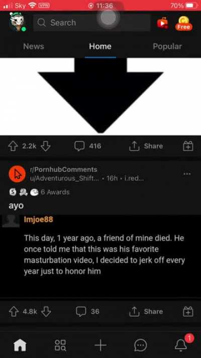 Blursed grieving