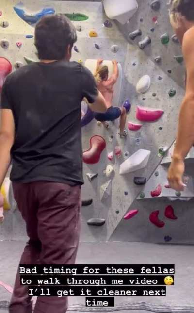 Why are there other people in the gym?