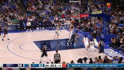 [Highlight] Luka dribbles into the corner, gets triple teamed by Ja, Bane, and Adams, and finds Wood for the assist anyway