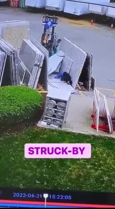 Construction worker killed after getting crushed between two concrete slabs