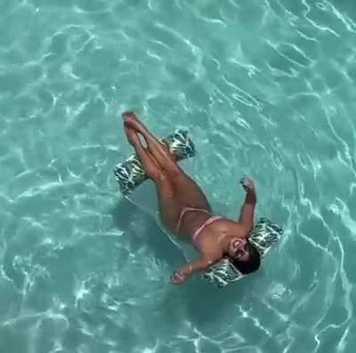 Pey in the pool