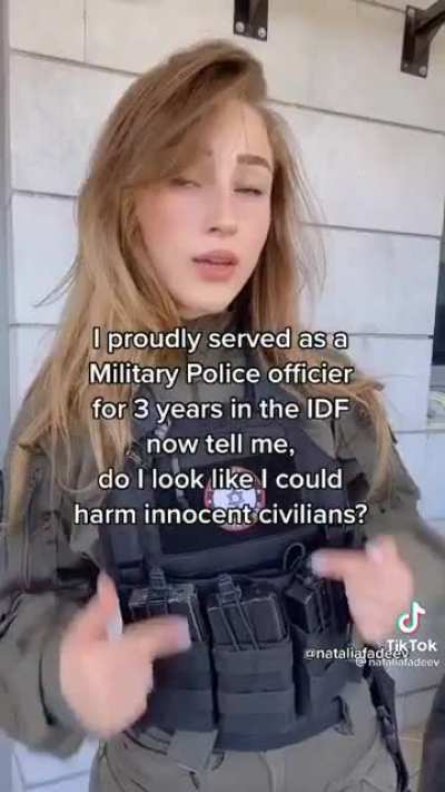 The caption is: Stop spreading lies about Israel! We have the most moral military in the world