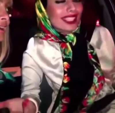 Singing in the car!