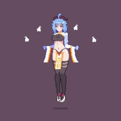 Pixel Ganyu Happy birthday!