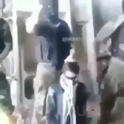 Uncensored hostage video