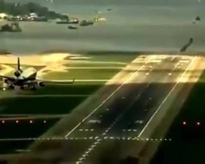 A little Kai Tak action