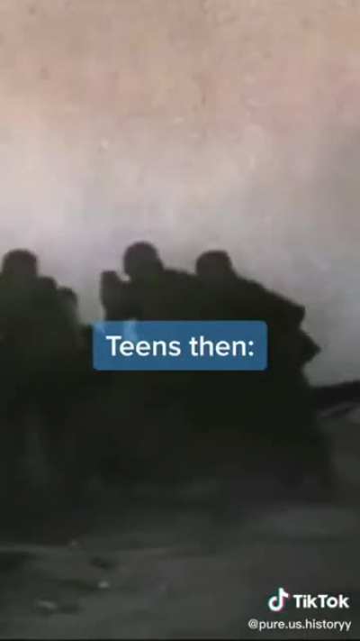 Well he aint wrong. But this can be seen as a positive thing for the teens of today
