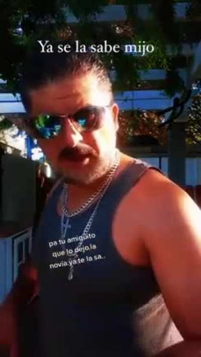 El tío ya está estrilando 