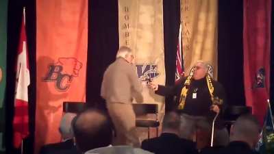 Old man fight!
