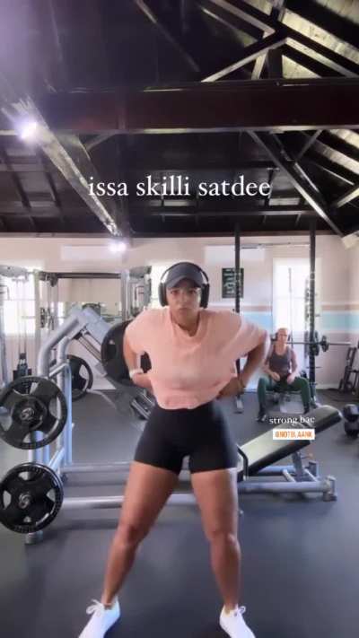 Working out while on vacation is the best specially in the Caribbean 