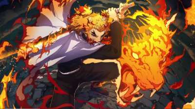 Rengoku Wallpaper Animated