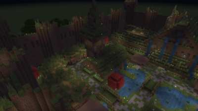 Challenged To Make a Dirt Castle/Town. Good?