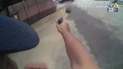 Police officer shoots man trying to attack him with machete