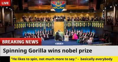 This Gorilla deserves the Nobel prize of 
