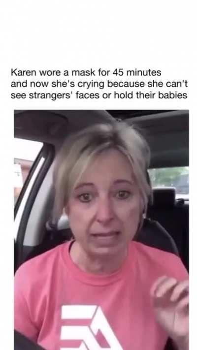 Karen experiences anxiety for the first time and blames it on a mask