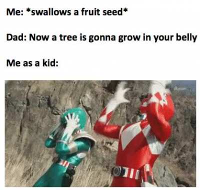 The devastation after accidentally swallowing a watermelon seed