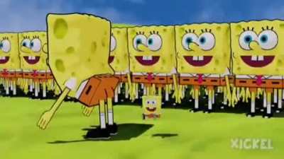 Spongebob shits out another Spongebob and it moans