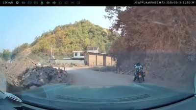 When you're riding a motorcycle in the mountains and you cannot control the clutch.