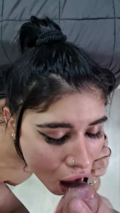 He was about to cover my face with cum and I received a call...it was exciting