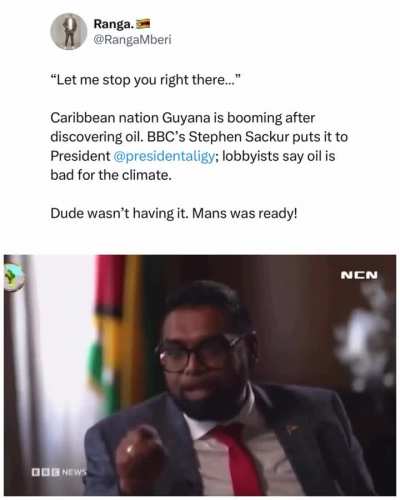 To discourage Guyana over drilling for the oil discovered off their sea