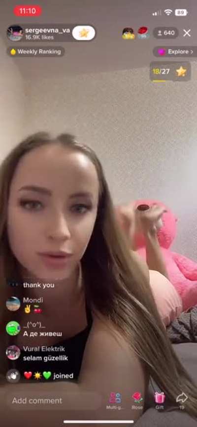 Love watching her lives on TikTok…