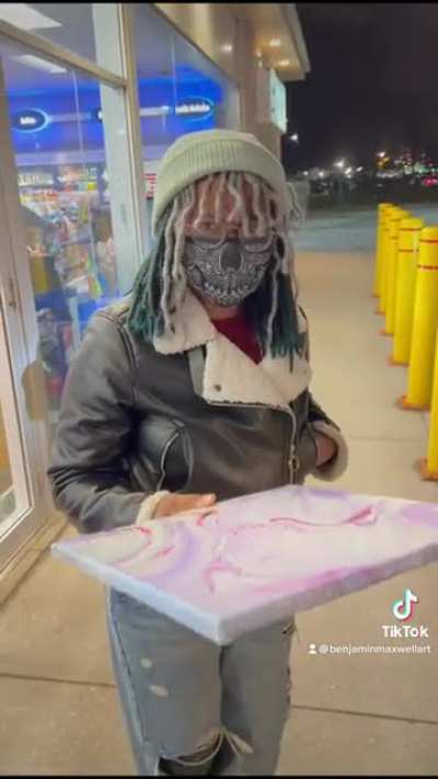 Giving Away Art to Random People