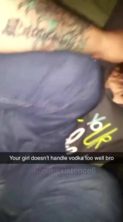 Vodka doesn’t suit her..