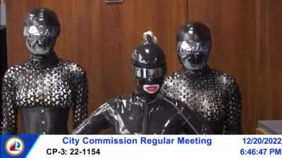 When your dominatrix brings you to a city council meeting