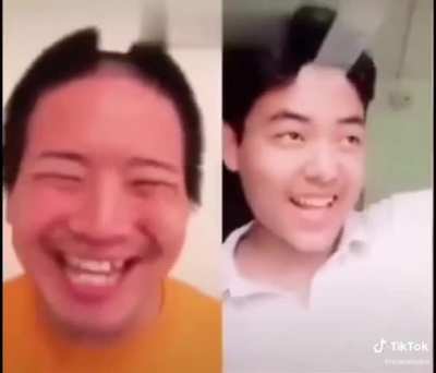 oof his hair
