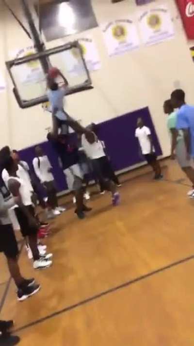 A literal slam dunk