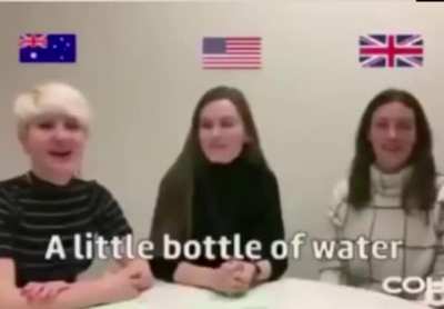A little bottle of water