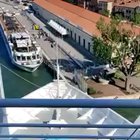 Another view of Venice cruise ship fail from above