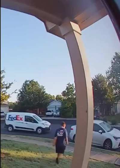 FedEx driver got FedUp