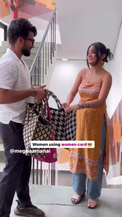 Women themselves be posting 3rd class reels like this on insta and then play victim. Woh kehte hain na auraat hi auraat ki dushman hain sahi kehte hain. Just look how this cheap raand is openly showing how they take advantage of men's emotions for 'conten