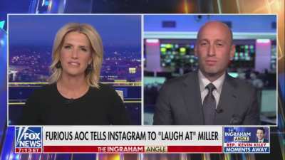 Stephen Miller responding to AOC calling Miller a clown and saying he is angry that he is 4’10”: We knew her brain didn't work now we know their eyes don't work.