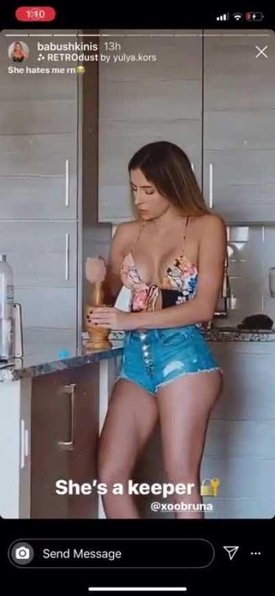 Light boob jiggle