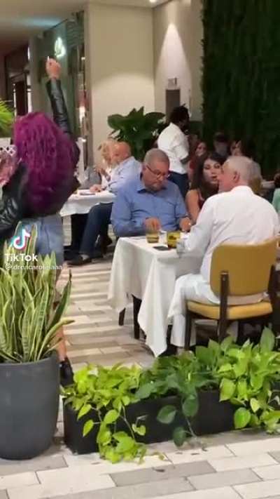 Sitting down for a nice meal