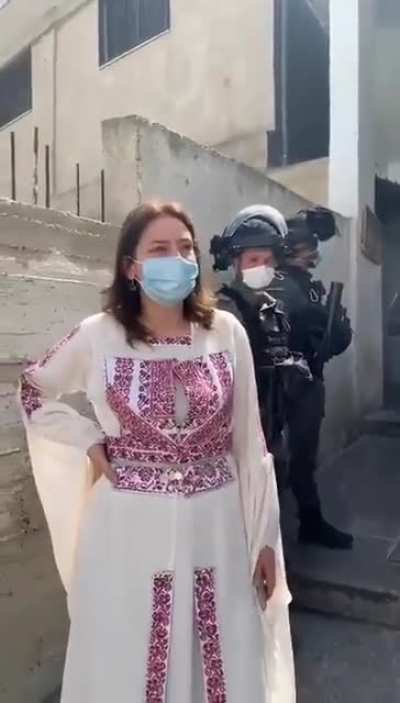 The Israeli Military arrest the head of a women's center and a fashion designer in a 
