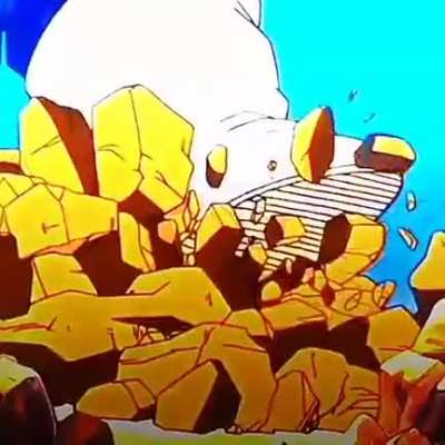 grande vegeta representando